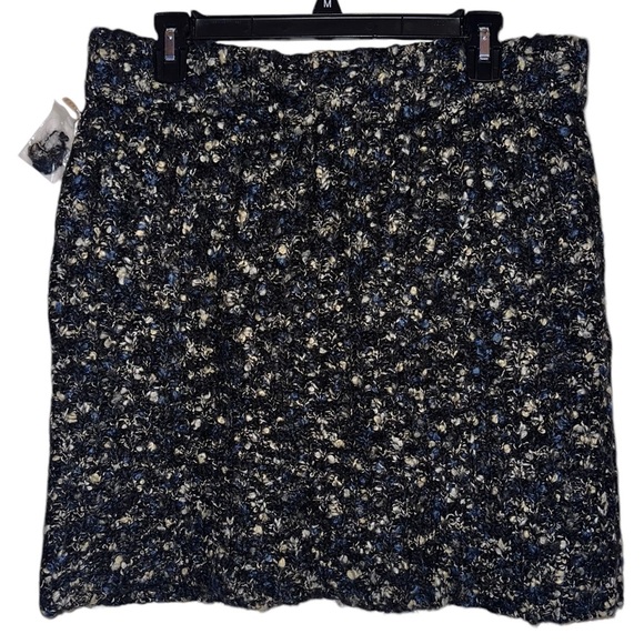 KENAR | Women’s Wool Alpaca Mohair Mini Pencil Skirt - Size L - NWOT - Picture 2 of 6